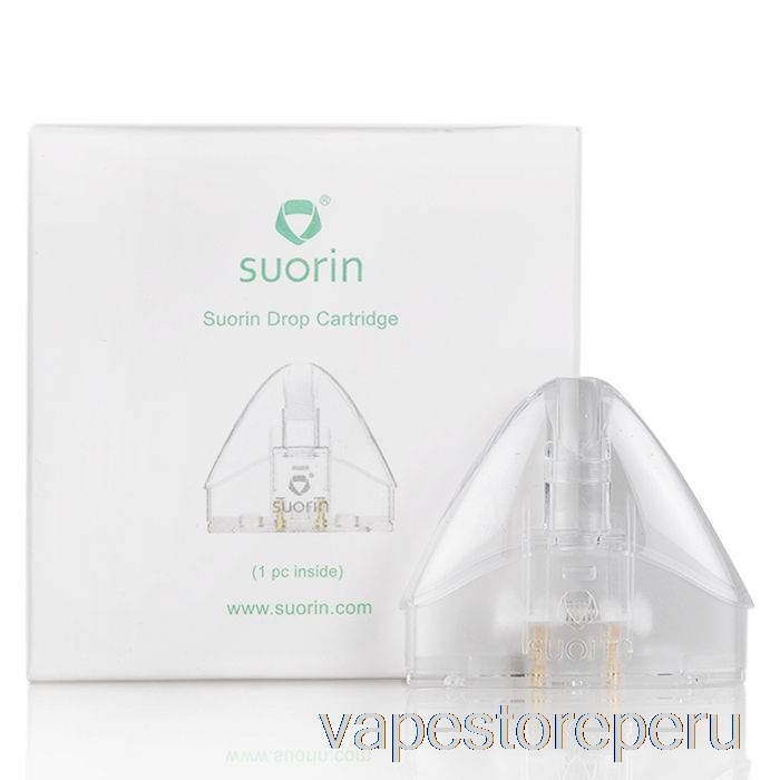 Cartuchos De Cápsulas De Repuesto Para Vape Smoke Suorin Drop Individuales - Transparente